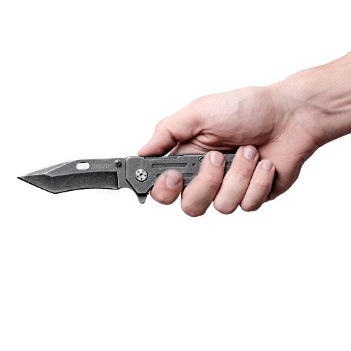 Kershaw Lifter (1302BW); Tactical Tanto Pocket Knife with 3.5 Inch