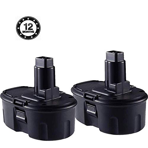 2 Pack 3.0Ah 18V Ni-MH Power Tool Replacement Battery for Dewalt 18 Volts DC9096 DC9098 DC9099 DW9095 DW9096 DW9098 DW9099 DE9039 DE9095 DE9096 DE9503 DE9098 DC9181 - Thumbnail 7