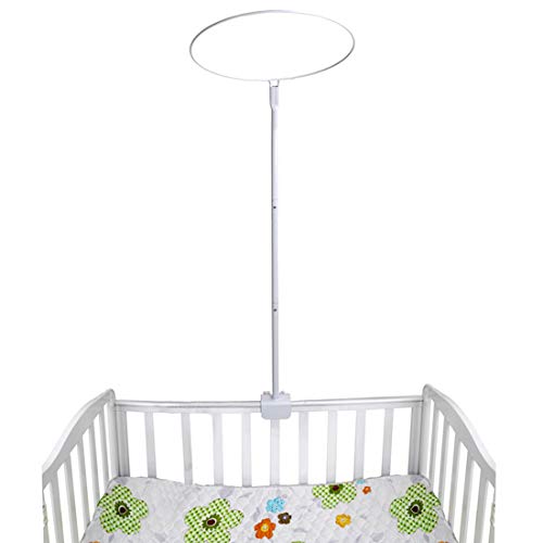 Adjustable Mosquito Net Stand Holder for Baby Crib Cot Bed Clip-On Bracket