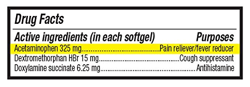 Wellness Basics Multi-Symptom Nighttime Cold & Flu Relief Softgel, 48 Count