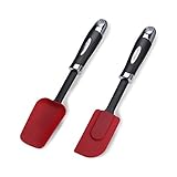 Farberware Set Of 2 Scraper Spatulas, Red