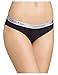 Calvin Klein Women's 3 Pack Radiant Bikini Panty, Grey/White/Black, Medium