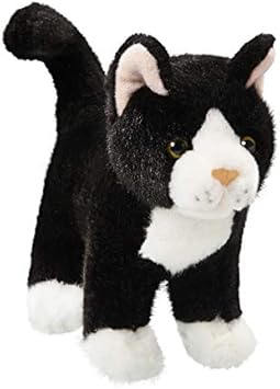 Carl Dick Chat Noir Et Blanc Debout Environ 16cm De Long