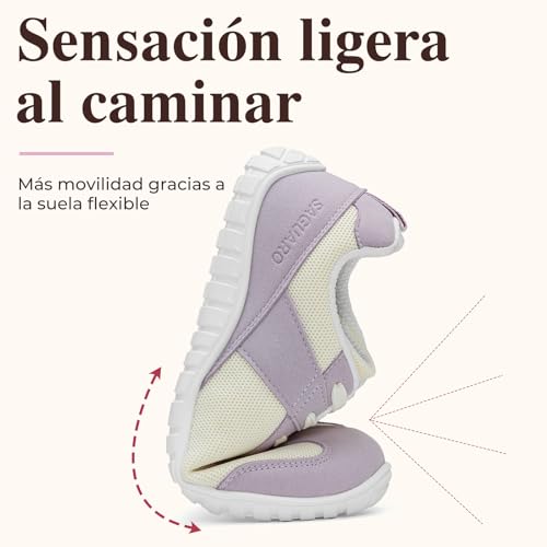 SAGUARO Mujer Zapatillas Barefoot Calzado Minimalista Barefoot Shoes con Puntera Ancha para Uso Diario, Talla 35-43