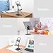 Cell Phone Holder for Desk, Adjustable Cellphone Stand Holder with Anti-Slip Weighted Base, Smart Phone Desk Stand Dock, Cradle, Compatible with iPhone Xs Xr 8 X 7 6 6s Plus, All Android Phones