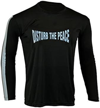 Hugger Glove Company Men's High Visibility Dri Fit Polyester Shirt for Motorcycle Riding, Walking/Running, and Cycling