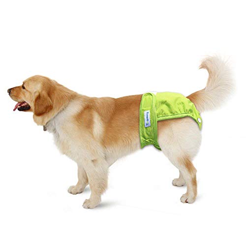 Teamoy Reusable Female Dog Diapers with Removable Pads(Pack of
