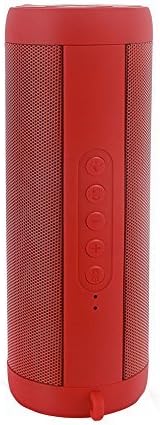 Portable Wireless Bluetooth Speaker with LED Lighting IPX5 Water Resistant Red