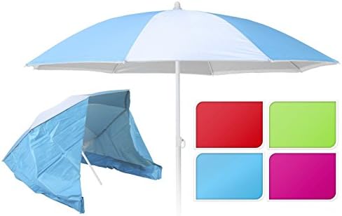Beach Umbrella Tent Shelter Outdoor Camping Parasol (Red)