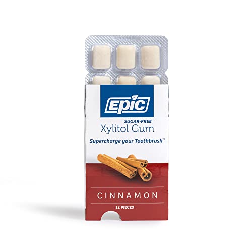 Epic Xylitol Chewing Gum Sugar Free & Aspartame Free Chewing Gum