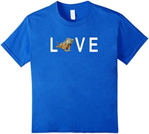 Kids Bearded Dragon Drawing T-Shirt Art Original Lizard Love Tee 12 Royal Blue