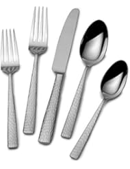 Mikasa 5204881 Oliver 65-Piece 18/10 Stainless Steel Flatware Set with Serveware, Service for 12
