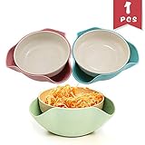 DEEBF Separable Double Dish Bowl and Snack Serving Bowl for Pistachios, Peanuts,Cherries, Nuts, Fruits, Candies, Snacks disc，Double Dish Nut Bowl with Shell Storage