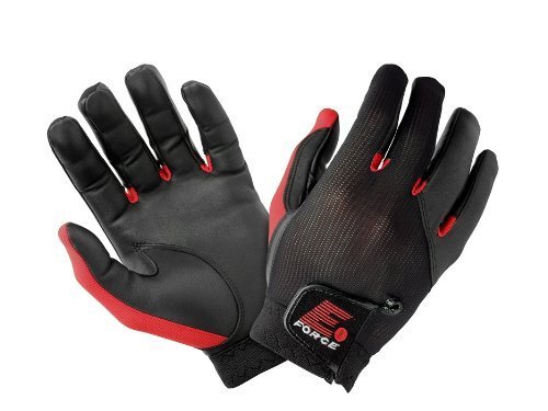 E-Force Weapon Racquetball Glove (Black/Red)-RS