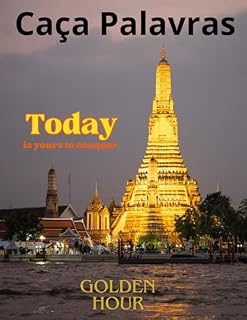 Livro Caça Palavras: Golden Hour