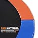 Exacme 10 12 14 15 16 Feet Trampoline Replacement Safety Spring Cover Round Frame Pad Without Holes, Multicolored