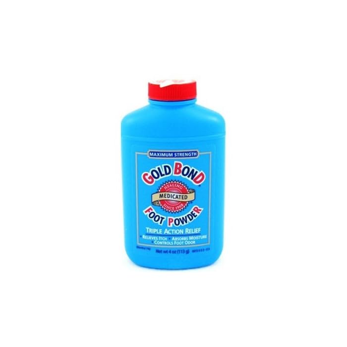 Gold Bond Foot Powder Medicated 4 Ounce (118ml) (2 Pack)