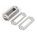 uxcell Office File Drawer Label Tag Name Card Holder Silver Tone 20pcs