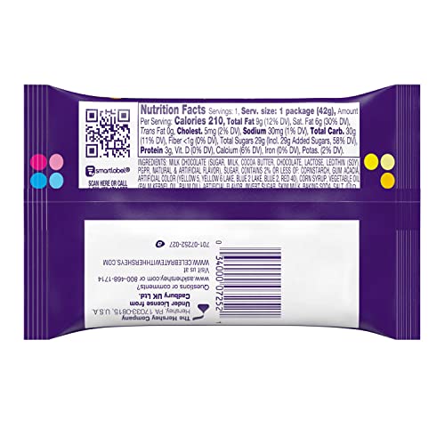 CADBURY MINI EGGS MILK CHOCOLATE, EASTER CANDY BAG, 1.5 OZ