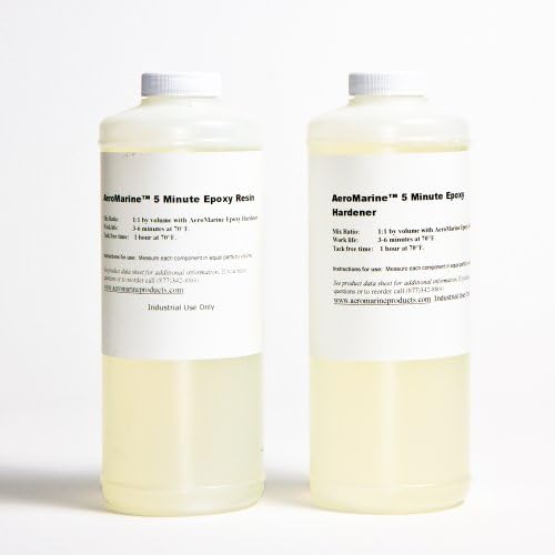 AeroMarine 5 Minute Epoxy Adhesive 0.5 gallons