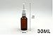 ericotry 30ml 6PCS (1oz) (Quality Improved) 1 Ounce Amber Glass Empty Nasal Sprayers Bottle Snoot Pump Clean