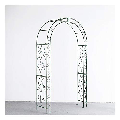 Gartenbogen Rosenbogen Metall Rankhilfe Rankgitter Torbogen für Kletterpflanzen Wetterbeständig Rankbogen grün 220 x 122… – Bild 3