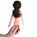 Brown Hair Vinyl Half Dolls - Bed Dolls - Package of 3 Dolls