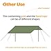 TRIWONDER Waterproof Rain Fly Hammock Camping Shelter Tent Tarp Footprint Sunshade Mat for Hiking Backpacking Beach Picnic