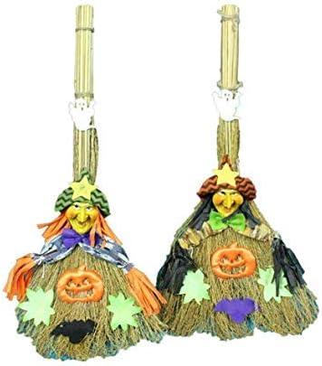 Madcaps Witch Broom Halloween Party Prop (Single Piece)