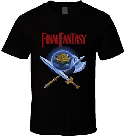 Final Fantasy NES Box Art Retro Video Game T Shirt