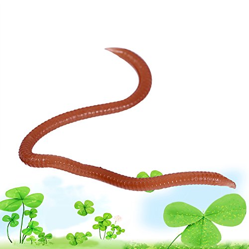 VGEBY Wurm Fischköder Weiche Fisch Köder Tackle Rig Grub Haken für Bass Forellen Angeln – Bild 7