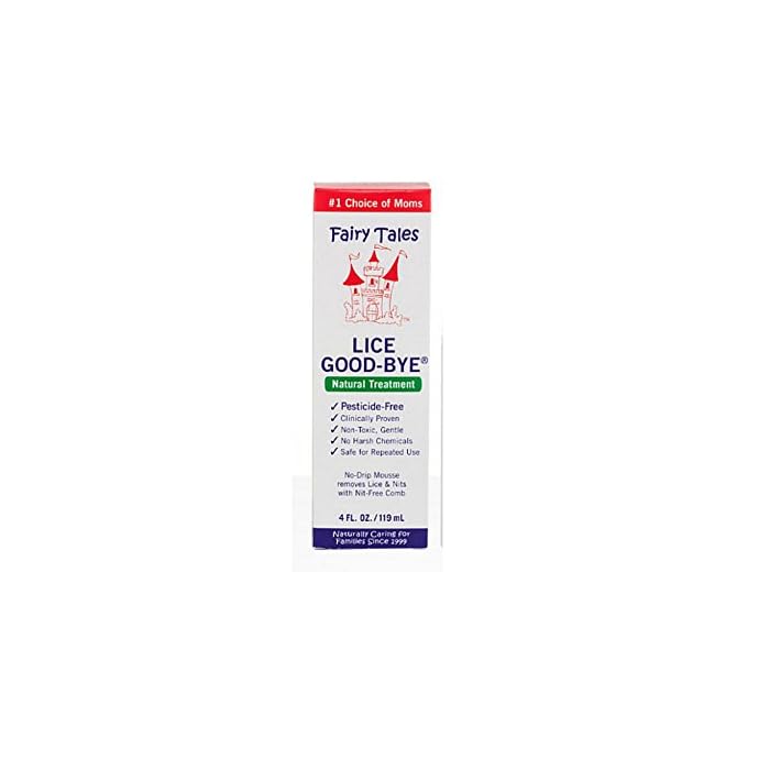Ft Lice Good Bye Mousse T Size 4z Fairy Tales Lice Good-Bye Treatment 4z