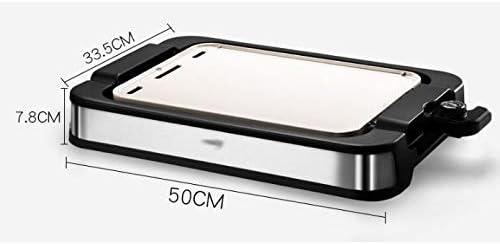 review UXZDX CUJUX Electric BBQ Smokeless Grill Rotisserie Electric Griddle Catering Equipment Smokeless Kebab Grill Barbecue Plate Nonstick