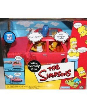 The Simpsons World of Springfield Talking Family Car