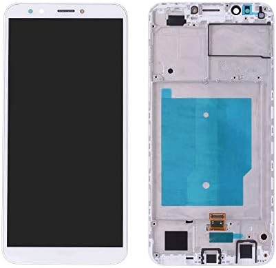 Andthere LCD Display Screen Digitizer Touch Screen Assembly with Frame Replacement for Huawei Y7 2018 LDN-L01 LDN-LX3/Y7 Prime 2018 LDN-LX2 LDN-L21 LDN-TL10/Y7 Pro 2018/Nova 2 lite 5.99Inch White