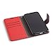 SafeSleeve EMF Protection Anti Radiation iPhone Case: iPhone X and iPhone Xs RFID Card Holder Blocking Wallet, Adjustable Stand Cell Phone Case, Vegan Leather for Women & Men (Red)