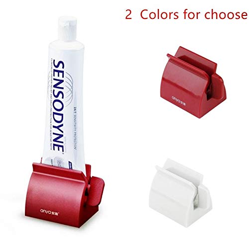 STORE-HOMER - Rolling Tube Squeezer Tooth Paste Squeezer Dispenser Multifunctional Bathroom Plastic Cream Tube Squeezing Dispenser