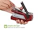 Bostitch Office Injoy Spring-Powered Compact Stapler - Red (1511), plastic-half strip