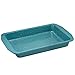 Paula Deen Speckle Nonstick Bakeware Set with Baking Pan, Cake Pans and Cookie Sheet / Baking Sheet - 4 Piece, Gulf Blue Speckle