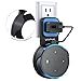 HACI Google Home Mini Wall Mount Outlet Holder, A Space-Saving Accessories for Google Home Mini Voice Assistant, Neat Cord Management (Eblack)