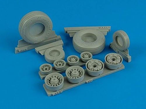 Wheelliant 1:32 F-14 A Tomcat Weighted Wheels for Tamiya Kit - Resin #132004