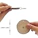 AIMINUO Small Natural Wood Slices 30 Pcs 2.4