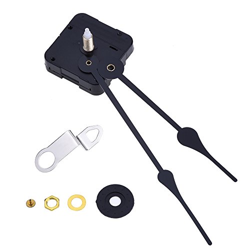 Mudder Long Spindle Quartz Clock Movement, 1/2 Inch Maximum Dial