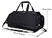 MIER Gym Bag with Shoe Compartment Men Travel Sports Duffel, 24 Inches, Black