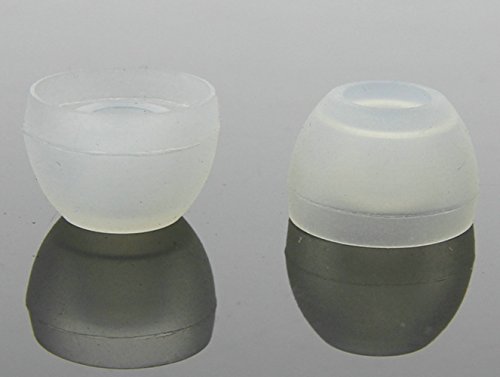 Lsgoodcare 3 Sizes (Small/Medium/Large) Clear Silicone Earphone Ear Bud Tips Cushions Replacement Ear pads Covers For Phone Headphone MP3/Mp4/Notebook/TV/DVD /Radio ect, Pack of 60