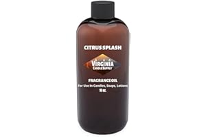 VIRGINIA CANDLE SUPPLY Citrus Splash Fragrance Oil (16 oz Bottle) for Candle Making, Soap Making, Tart Making, Room Sprays, Lotions, Car Fresheners, Slime, Bath Bombs, Warmers…