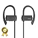 Bluetooth Earbuds GGMM Sweatproof Bluetooth Headphones Wireless Earphones with Microphone Noise Canceling Headphones Earbuds Richer Bass CD Stereo in-Ear Earphones for Running Workout (Black-2)