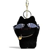 BONTOUJOUR Super Funny Cute Happy Taiyaki Kitty Keychain Catching Fish Cat Lucky Happy Cat Good Luck Bag Charm Pendant