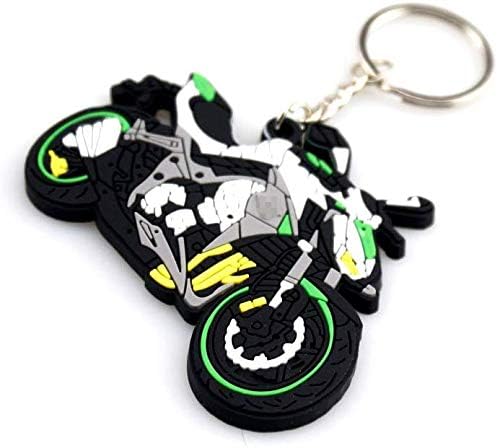 Perfect Decoration Motorcycle Bike Rubber Keychain Motocross For Kawasaki Ninja Z1000