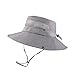 KKIV Sun Hats for Men Women Fishing Hat UPF 50+ Protection Summer Outdoor Sun Cap Breathable Wide Brim Hat for Hiking Safari Camping Hunting Boating Gardening Travel Waterproof Bucket Mesh Boonie Hat